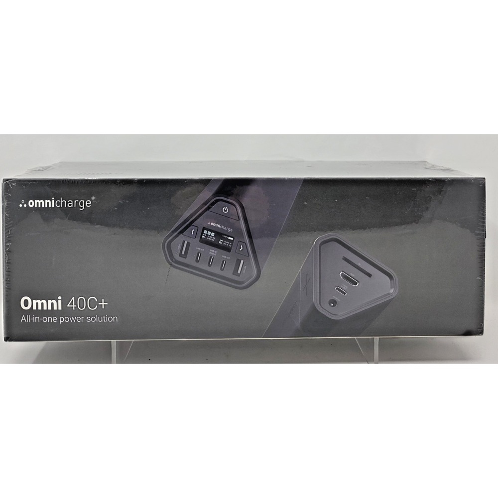 OmniCharge Omni 40C+ 38400mAh 142Wh Laptop Power Bank 100W USB-C HDMI NEW SEALED